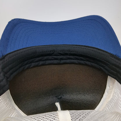 Billabong Trucker Hat Blue White Red One Size Striped Mesh Snapback Foam Front