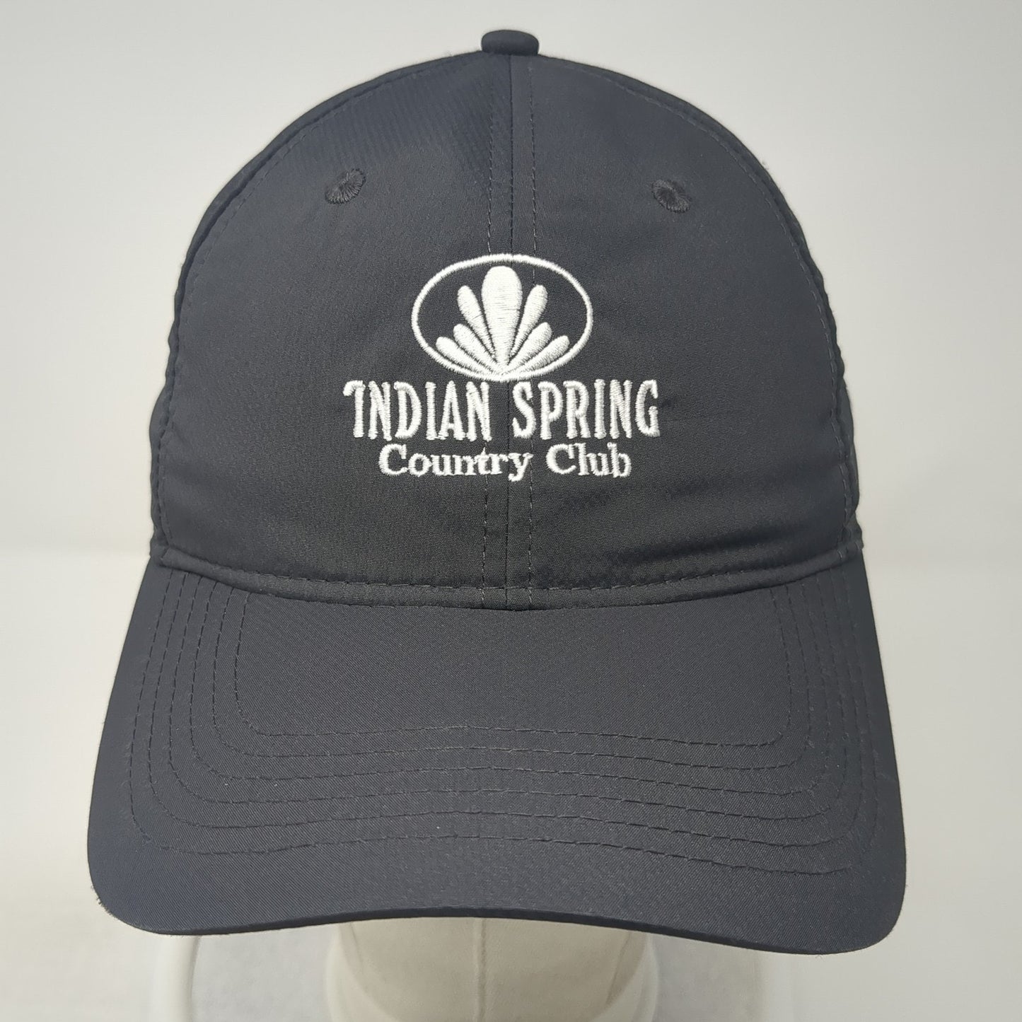 Indian Spring Country Club Baseball Cap Gray One Size Adjustable Mid Fit Ahead
