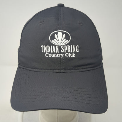 Indian Spring Country Club Baseball Cap Gray One Size Adjustable Mid Fit Ahead