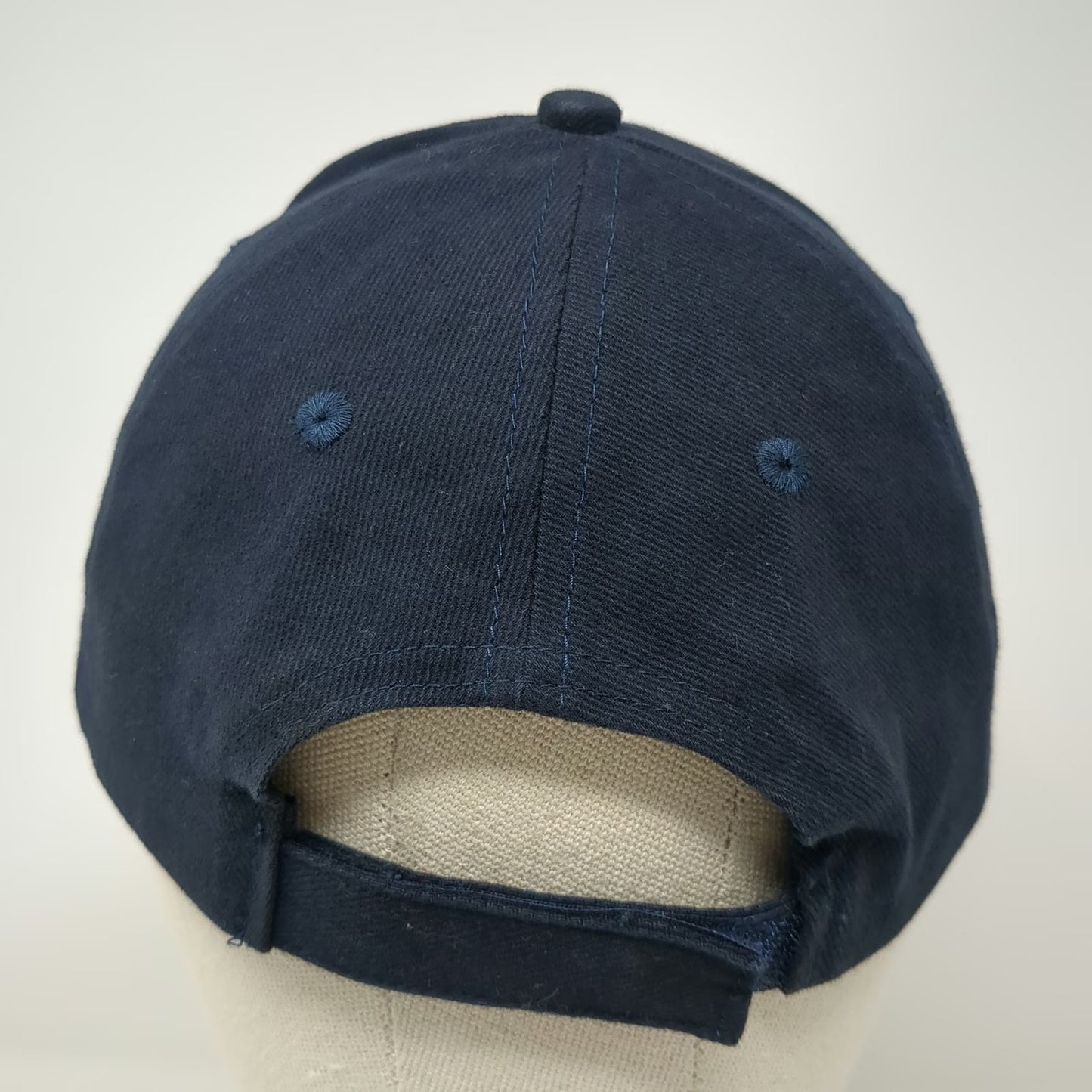 KC HatJacket Baseball Cap Blue One Size Cork Underbrim Trout Fish Mountain Hat