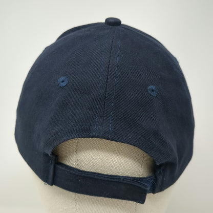 KC HatJacket Baseball Cap Blue One Size Cork Underbrim Trout Fish Mountain Hat