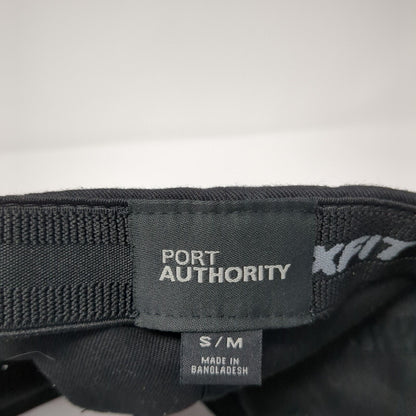 Infinite Home Theater Fitted Hat Black S/M Flexfit Embroidered Port Authority
