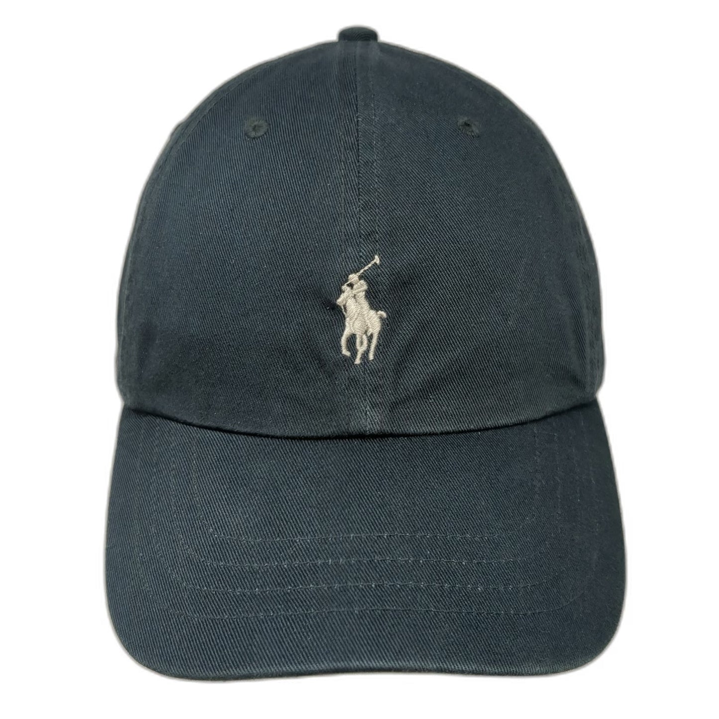 Polo Ralph Lauren Blue Baseball Cap One Size Adjustable Pony Logo Chino Hat