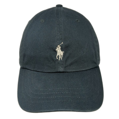 Polo Ralph Lauren Blue Baseball Cap One Size Adjustable Pony Logo Chino Hat
