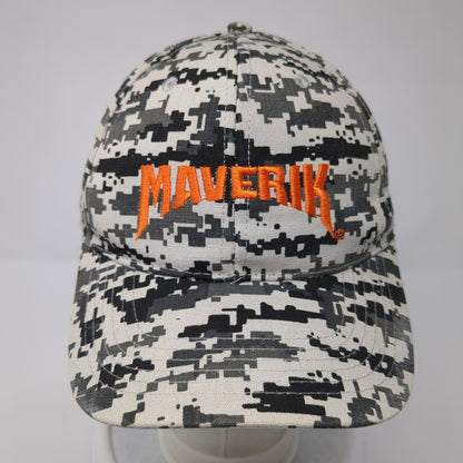 Maverik Strapback Hat Digital Camo One Size Adjustable Embroidered