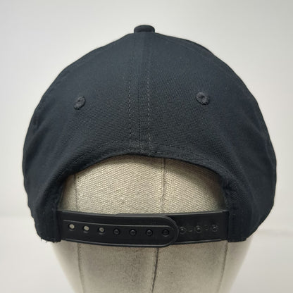 Nike Snapback Hat Black White Gray L Dri-FIT Swoosh 6 Panel Club Cap Athletic