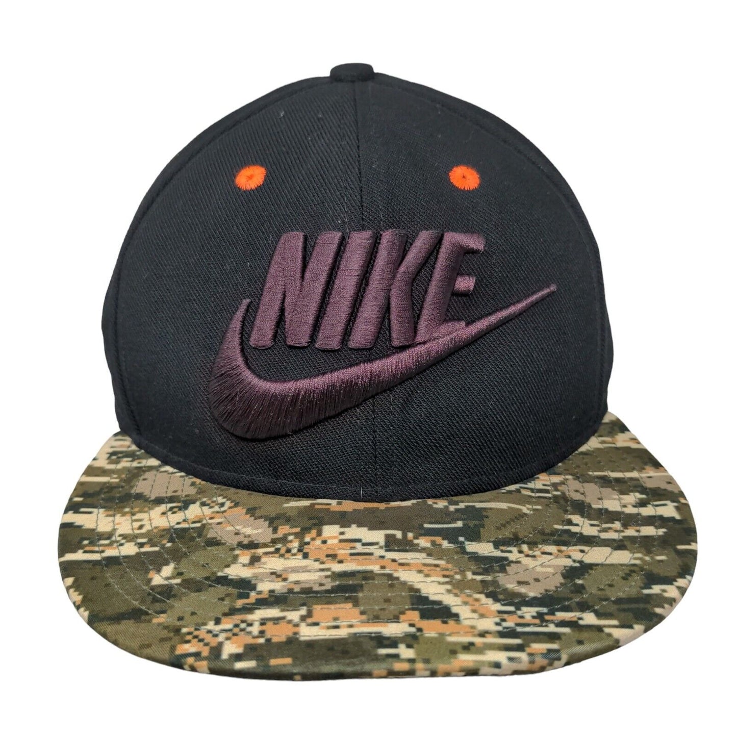 Nike Snapback Hat Multicolor OFSM Adjustable Embroidered Swoosh Logo 6 Panel