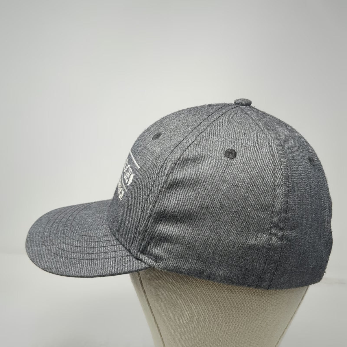 Polar Graphics Inc The Lodge Breckenridge Hat Gray OSFM Baseball Cap Strapback