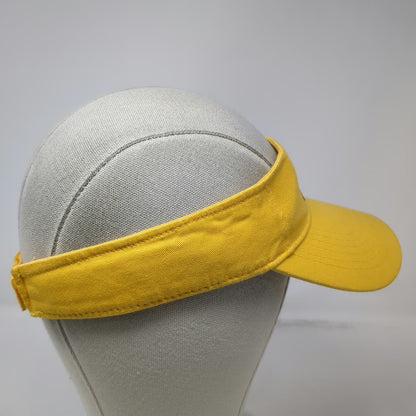 Mooby's Weinstein Co Yellow Visor One Size Strapback Cotton Embroidered Hat