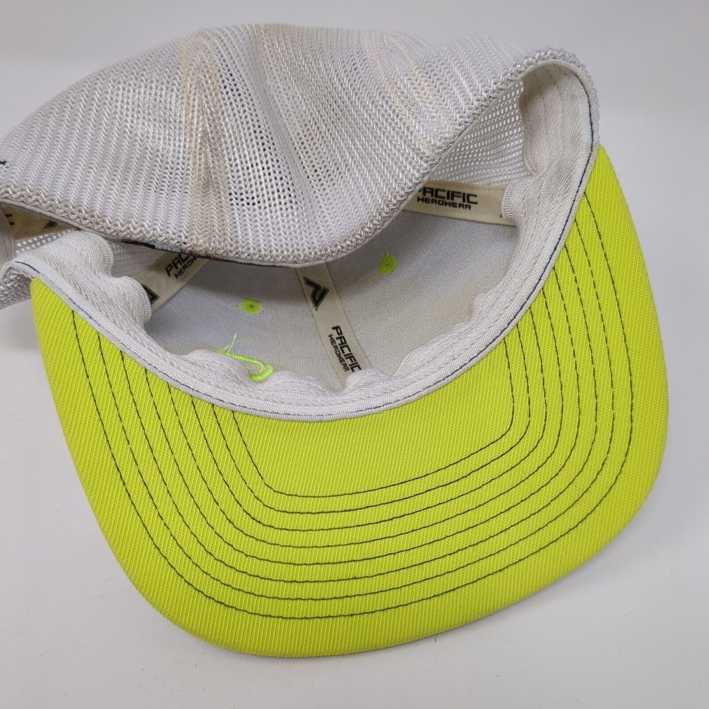 CL Fitted Trucker Hat Multi 6 7/8-7 3/8 Mesh Back Pro Model Pacific Headwear