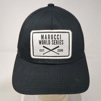 Marucci Trucker Hat Black One Size World Series Mesh Back Snapback Baseball