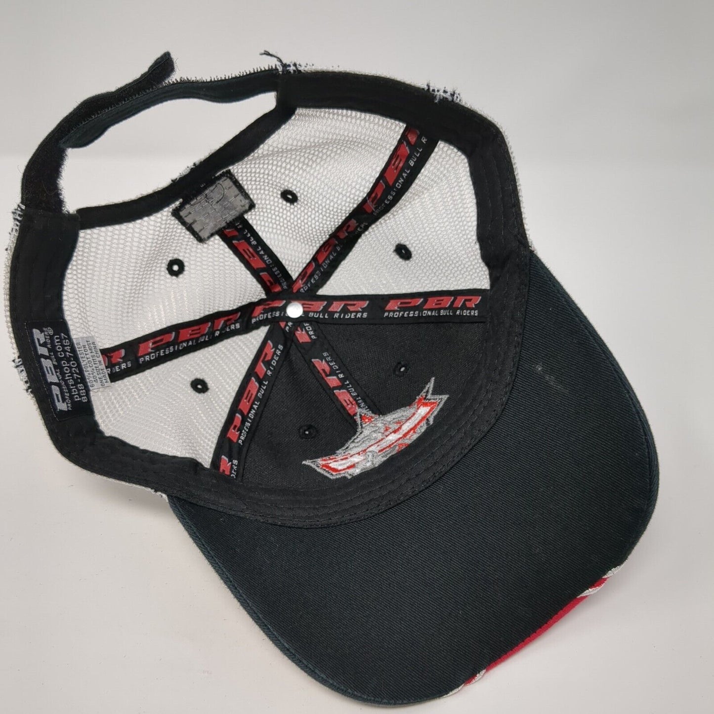 PBR Strapback Trucker Hat Multicolor One Size Adjustable Embroidered Mesh Back