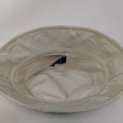 Express Monogram Bucket Hat Tan Small/Medium Lined Leather Strap