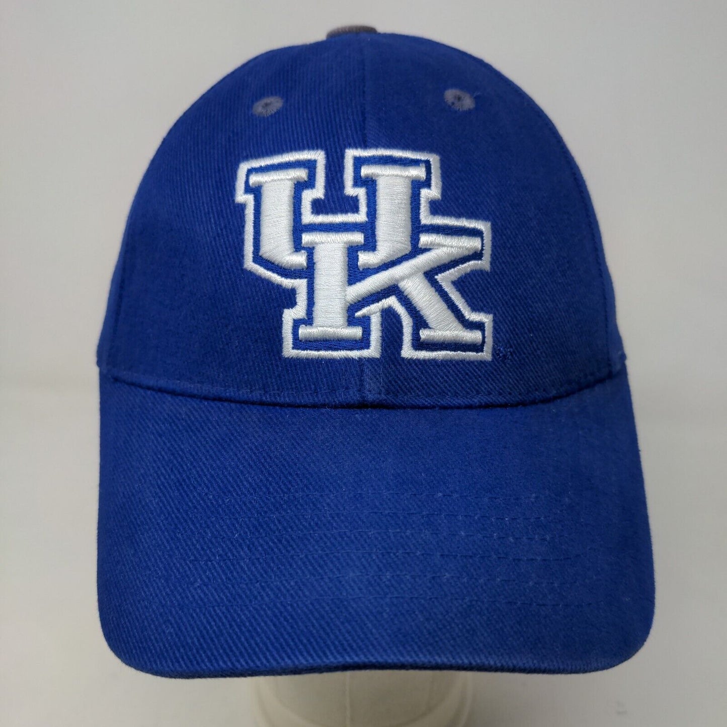 Captivating Headwear Men's Strapback Hat Blue Kentucky Wildcats Embroidered Logo