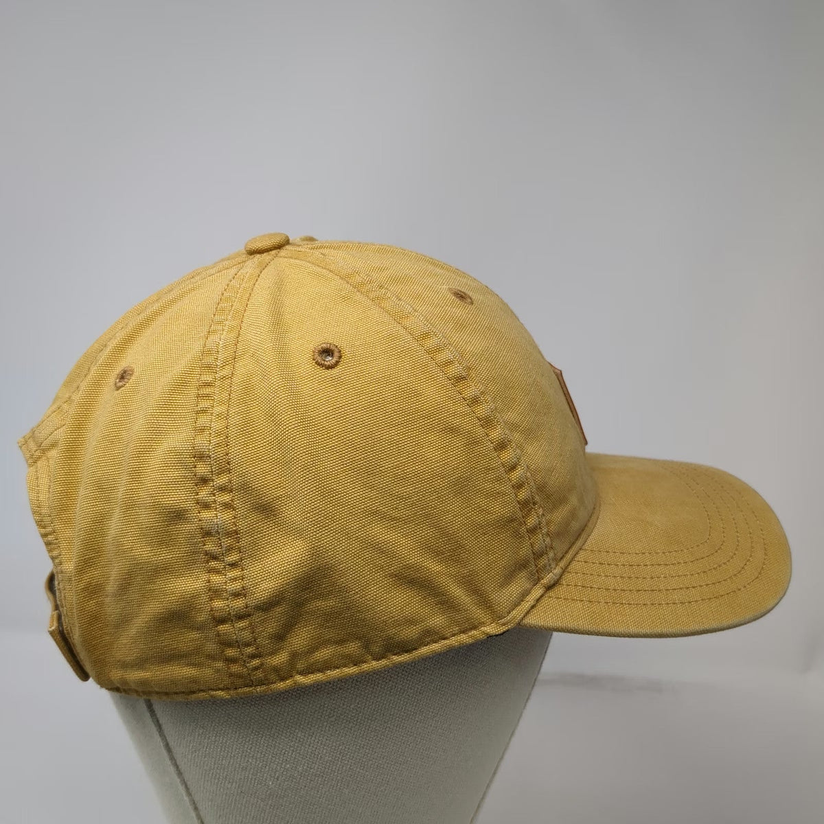 Carhartt Baseball Cap Brown One Size Canvas Patch Logo Embroidered Strapback Hat