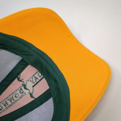 Green Yellow Australia Kangaroo G'Day Down Under Hat One Size Baseball Cap