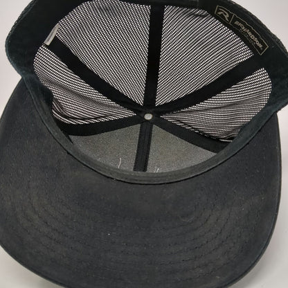Richardson Trucker Hat Black One Size A&P Helicopters Mesh Snapback Embroidery