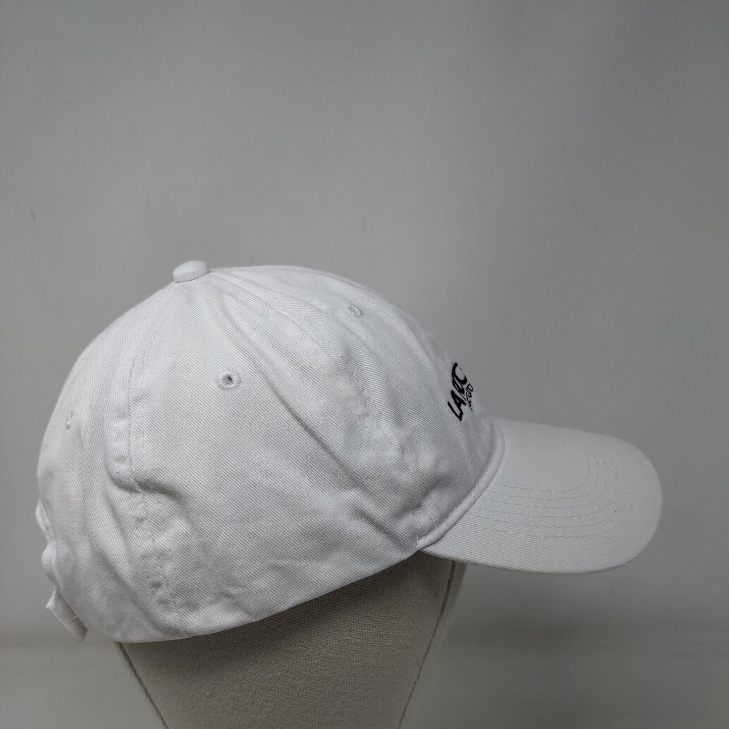 La Roche Posay Starpback Hat White One Size Adjustable Embroidered 6 Panel Halo