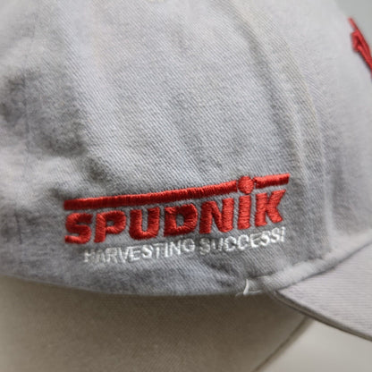 Double M AG & Irrigation Strapback Hat Gray OSFA Embroidered 6 Panel