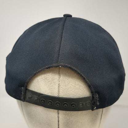 AJD Snapback Blue Hat L USS Independence CV-62 Scrambled Eggs Navy Military Ship
