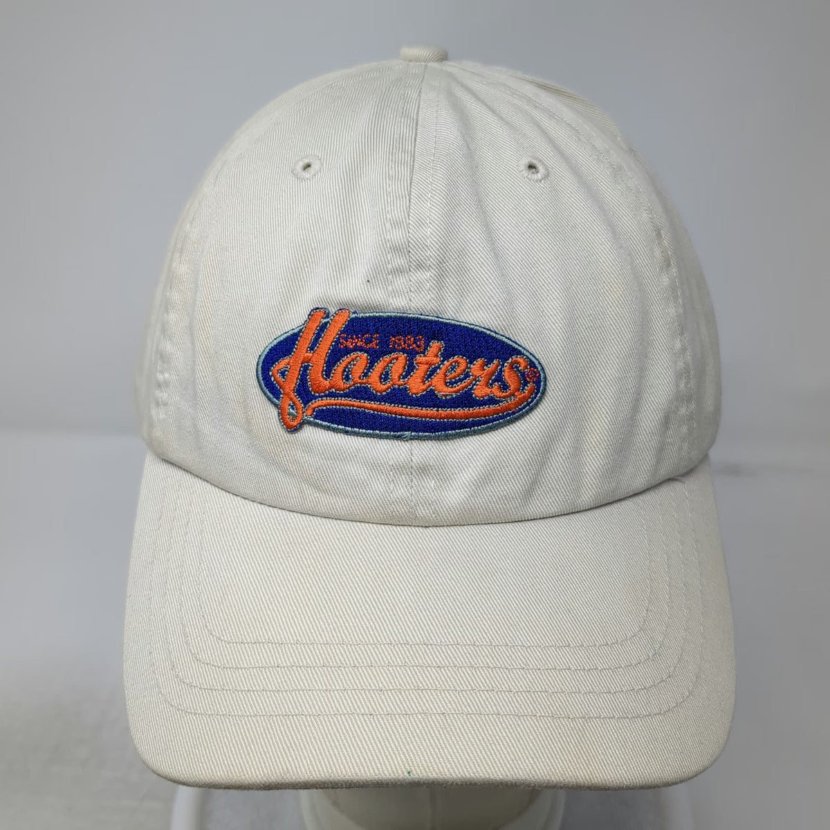 Alternative Apparel Hooters San Antonio TX Baseball Cap Beige One Size Logo Hat
