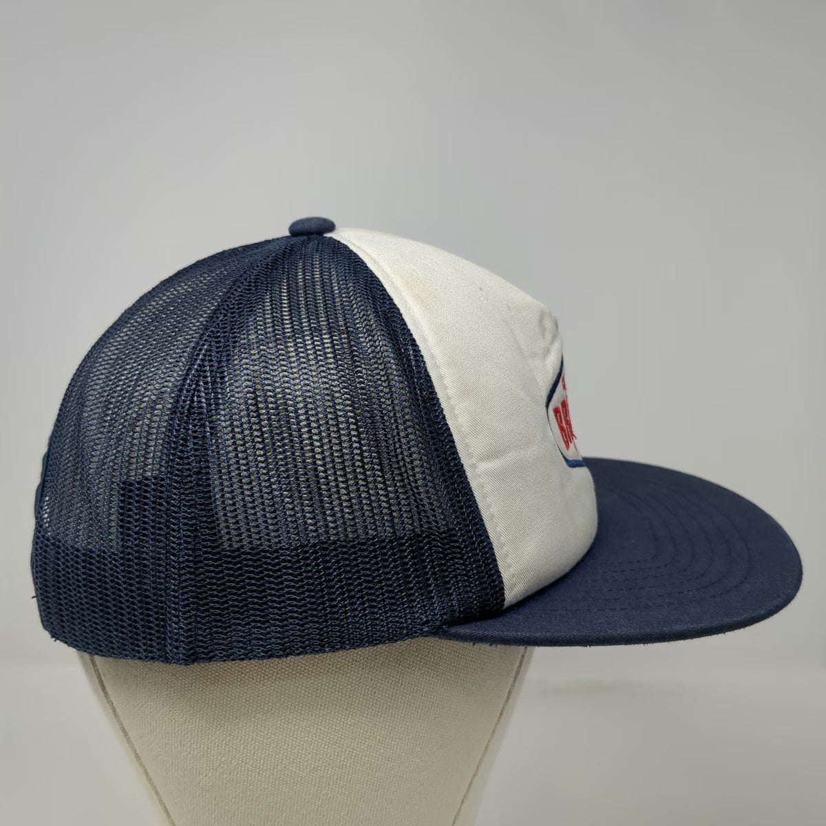 Brixton Trucker Hat Blue One Size Custom Quality Patch Snapback Mesh Back Cap