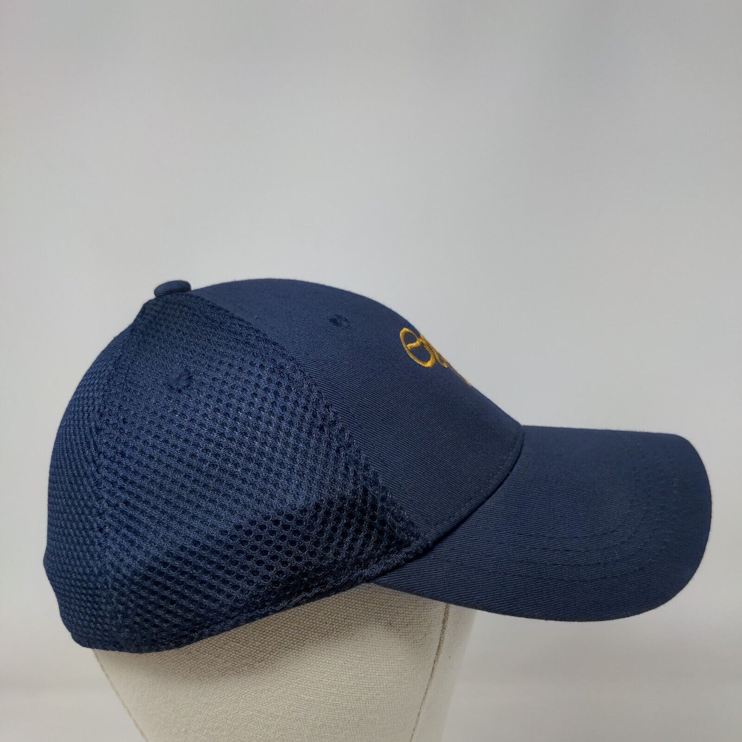 Cypress Run Fitted Mesh Back Golf Hat Blue S/M Embroidered Cap America