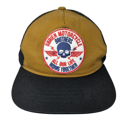 Obrien Motorcycle All Our Life Brother Riding Together Trucker Hat Multi OS Mesh