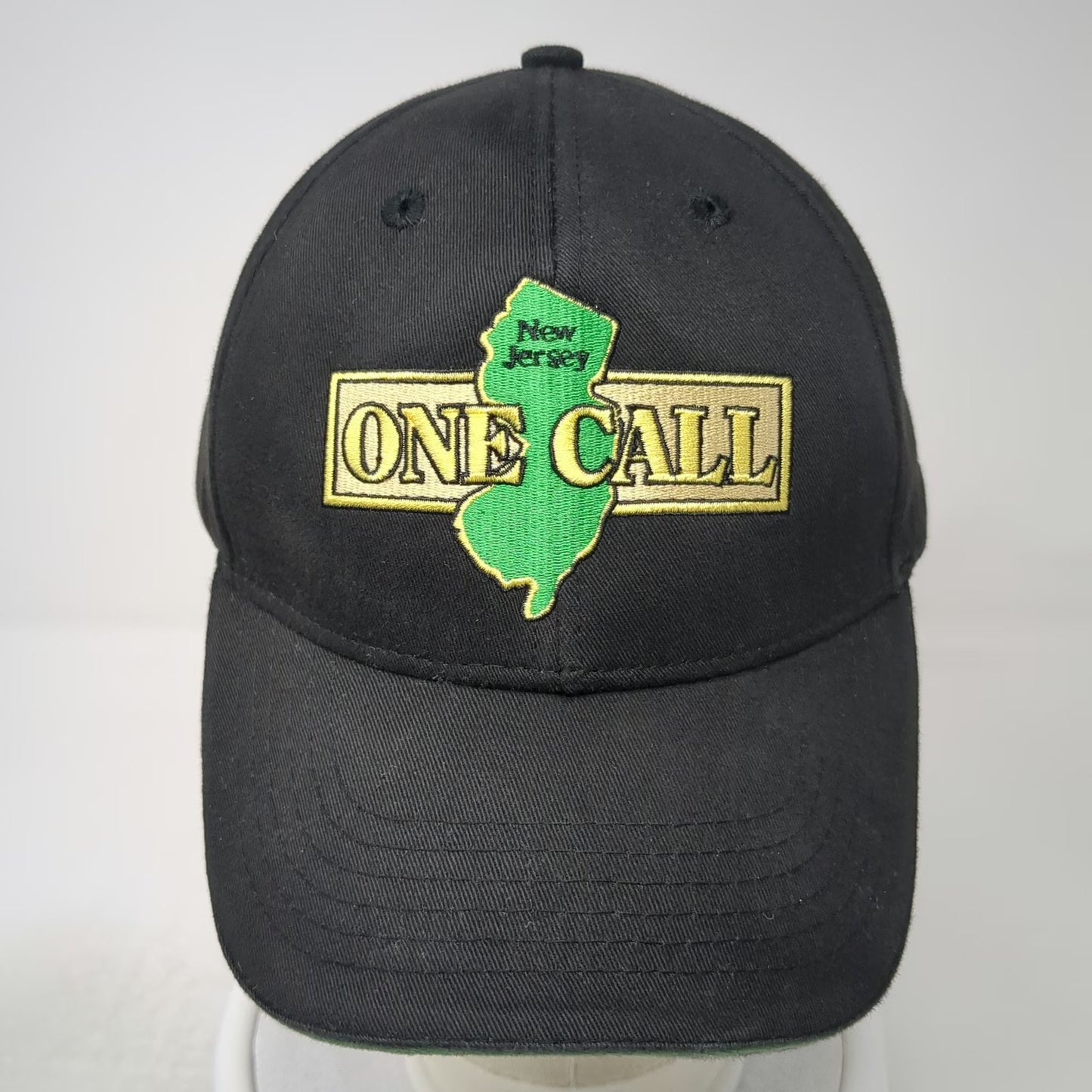 Headmost Baseball Cap Black One Size New Jersey One Call 811 Shovel Logo Hat