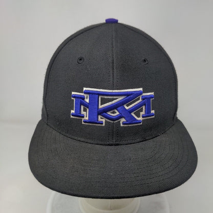 Rocky Fitted Hat Black 7 1/8 Embroidered Vent Holes Richardson Surge