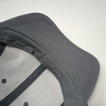 Unbranded Strapback Hat Gray Flannel One Size Adjustable Blank 6 Panel