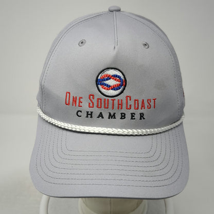 Richardson 5 Panel Gray Hat One Size Snapback Rope Southcoast Chamber Knot