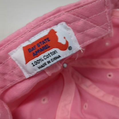 Bay State Apparel Baseball Cap Pink Blue One Size Cape Cod CC Embroidered Hat