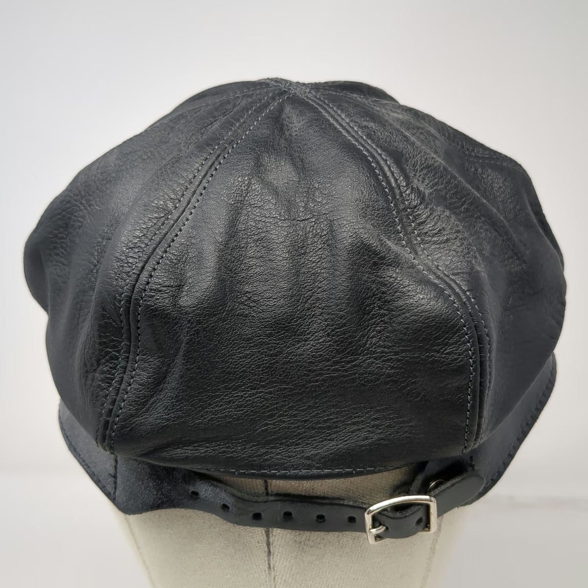 Harley-Davidson Army Cap Hat Black One Size Leather Chain Logo Embroidered Biker