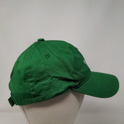 The YMCA Strapback Hat Green OSFM Adjustable Embroidered 6 Panel Outdoor Cap