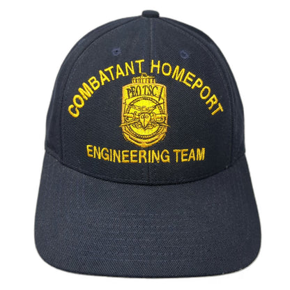 K-Products Snapback Blue Hat One Size Engineering Team Yokosuka Japan Crest