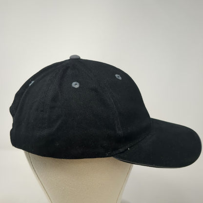 Sportsman Penske Logo Baseball Cap Black One Size Strapback Gray Accents Hat
