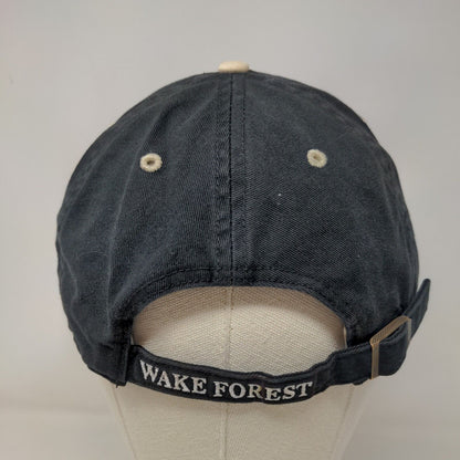 '47 Brand Men's Slideback Hat Black OSFA Embroidered Wake Forest Deacons Logo