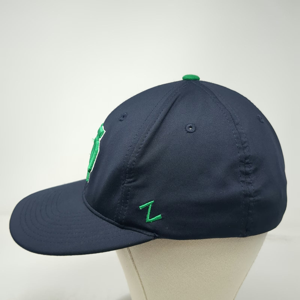 Notre Dame Fighting Irish NCAA Zephyr Cap Blue L Indiana State Shamrock Hat