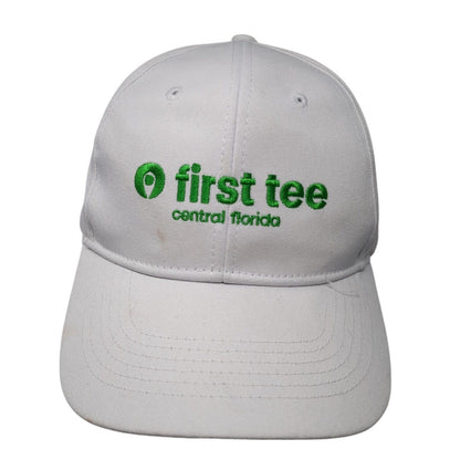 First Tee Central Florida Strapback Hat White One Size Adjustable