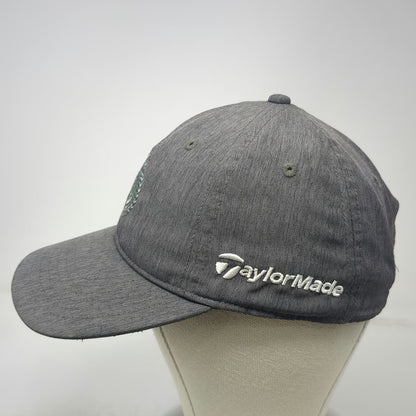 TaylorMade Baseball Cap Gray OSFM MVC Crest Logo Polyester Slideback Golf Hat