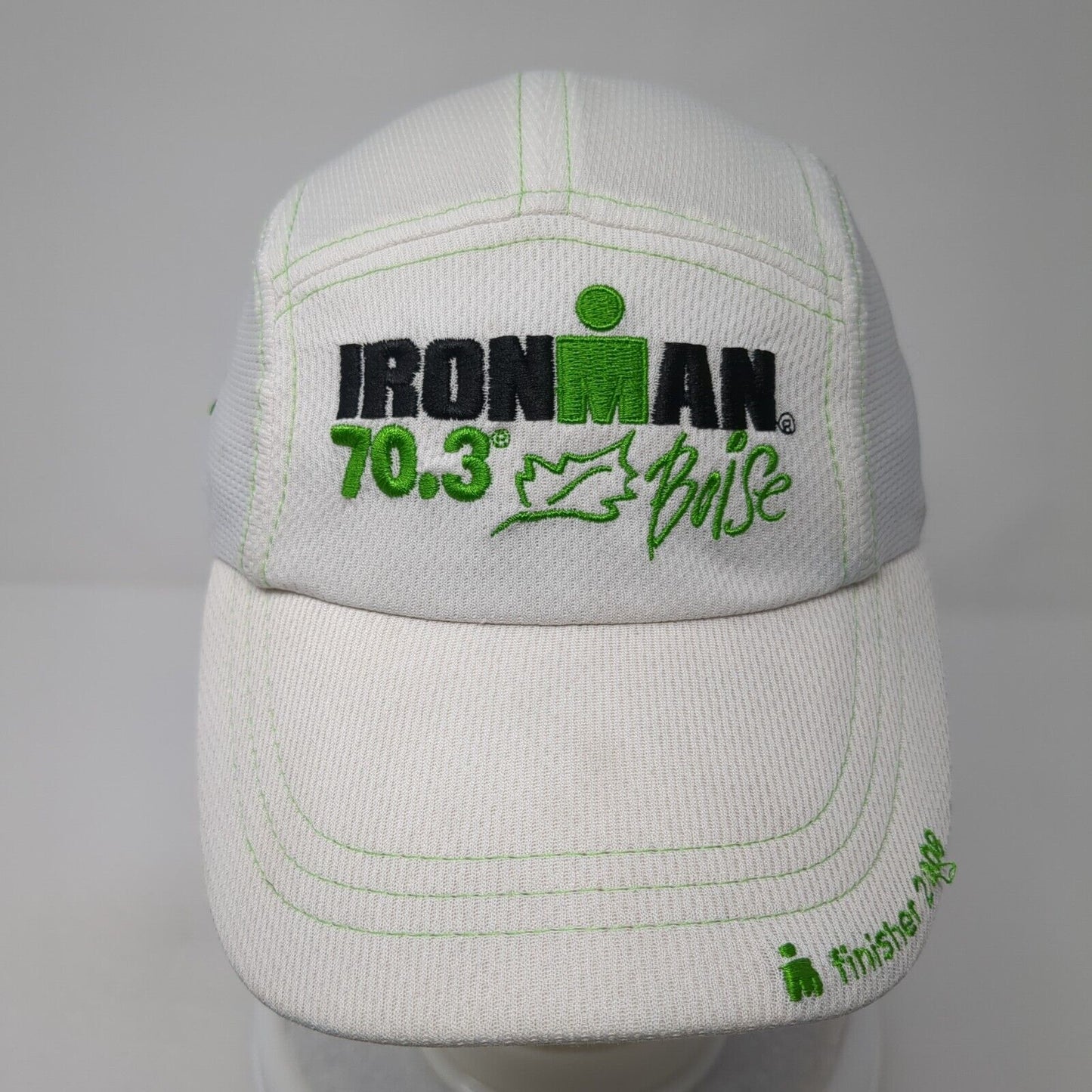 Ironman 70.3 Boise Strapback 5 Panel Hat White One Size Headsweats