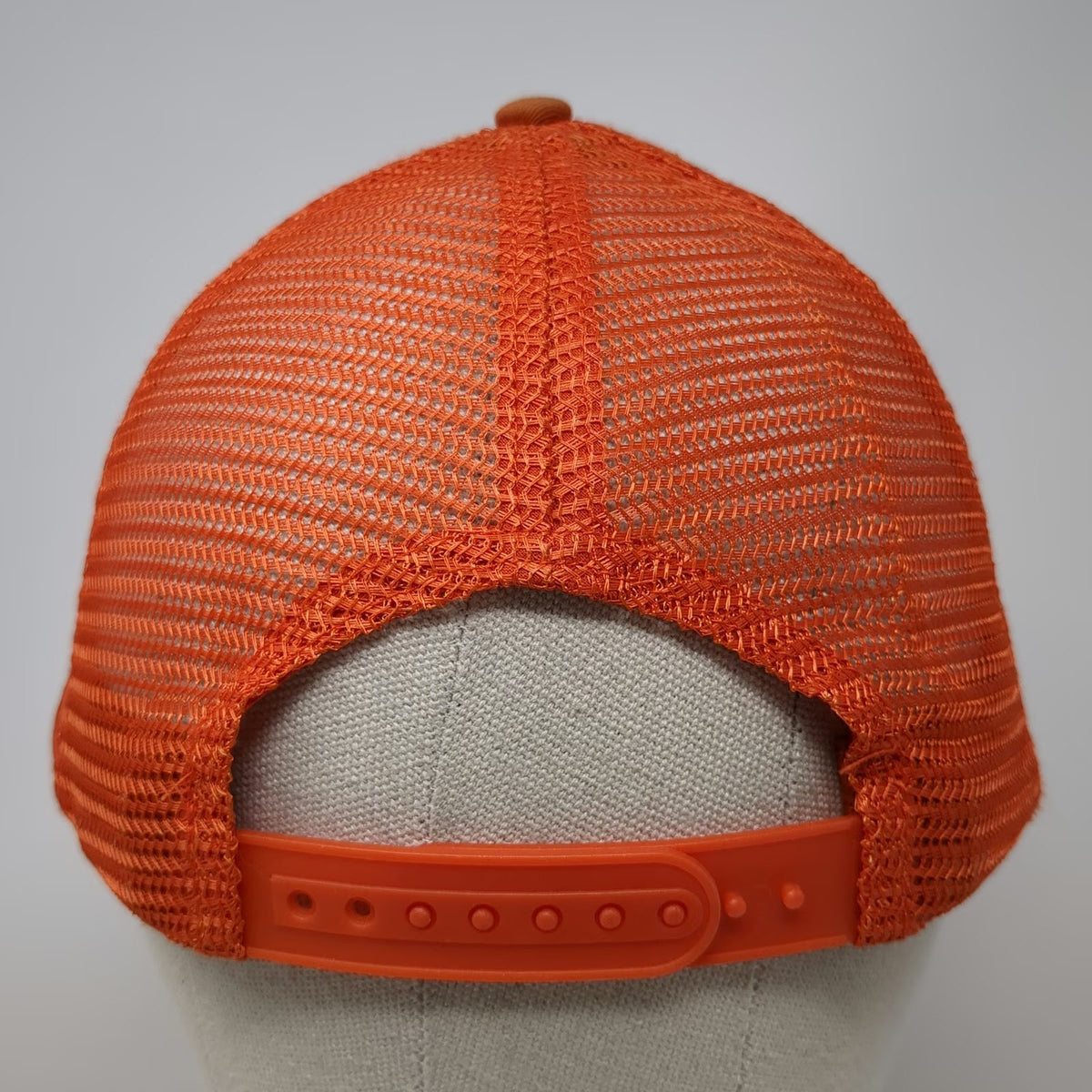 Shock Top Trucker Hat White Orange Gray One Size Mesh Snapback Belgian White