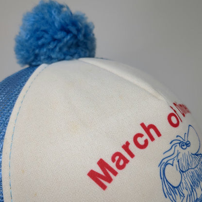 Yupoong Trucker Hat Blue One Size March of Dimes WalkAmerica KFXD 58 Pom Pom