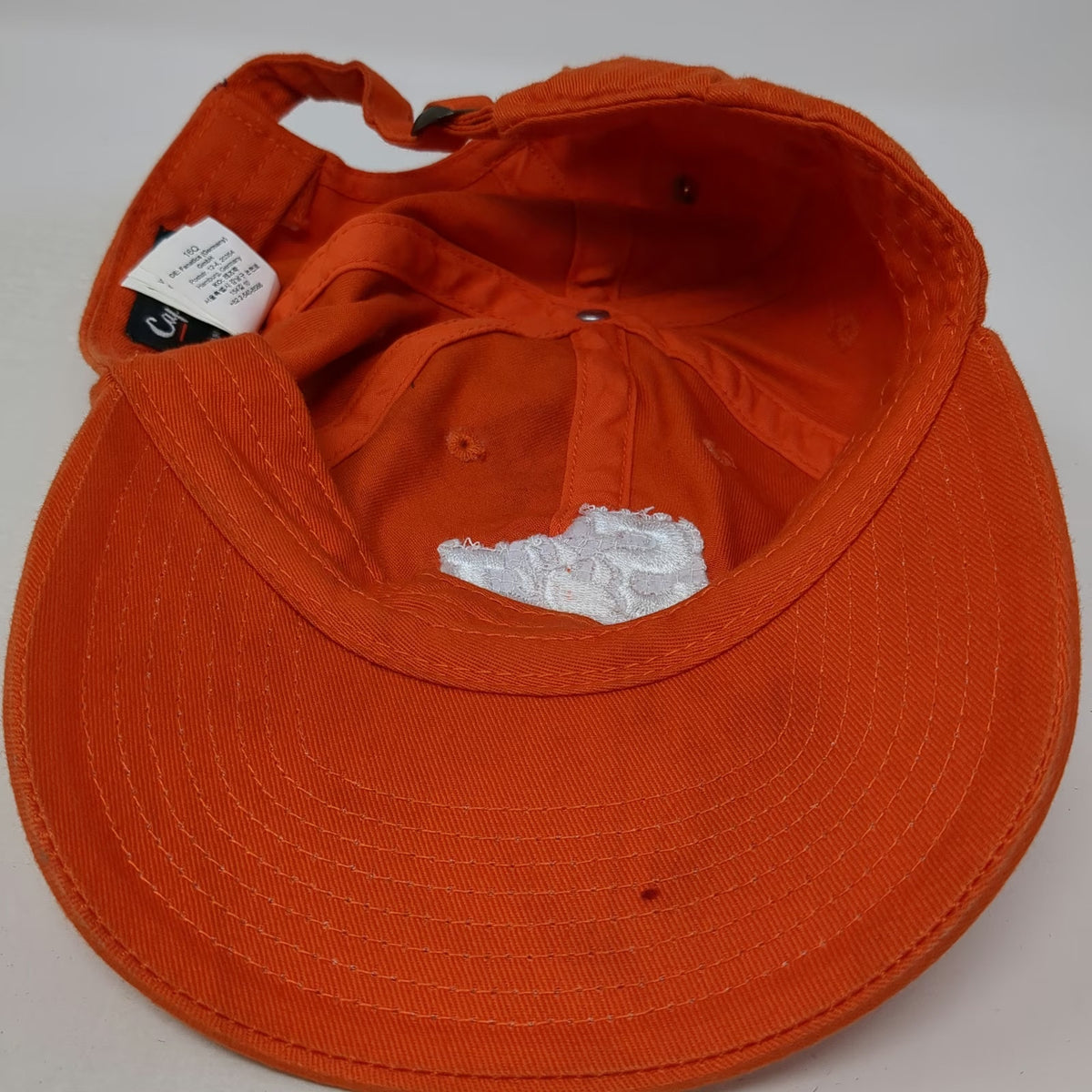 Captivating Orange OSFM Baseball Cap Cotton Slideback Hat Sam Houston State SH