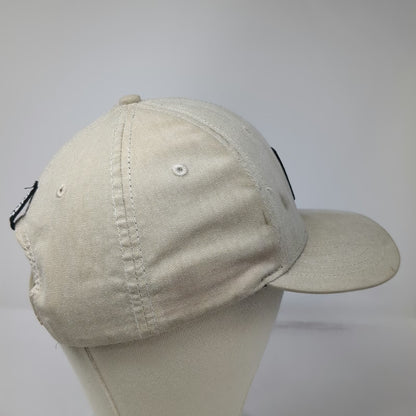 UNRL Snapback Beige One Size Square Patch Polyester Mid Pro Supply Co Hat