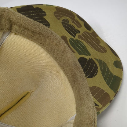 OTTO 5 Panel Green Yellow Camo Jerry's Tire Repair One Size Rope Snapback Hat