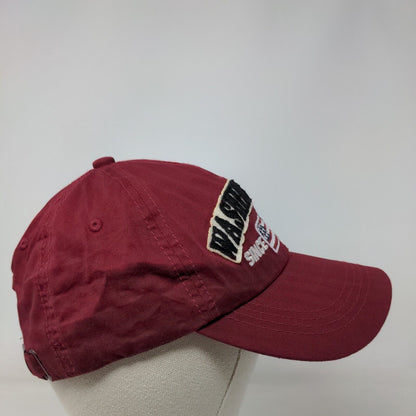 Washington DC Since 1790 Slideback Hat Red One Size Adjustable Patriotic Cotton