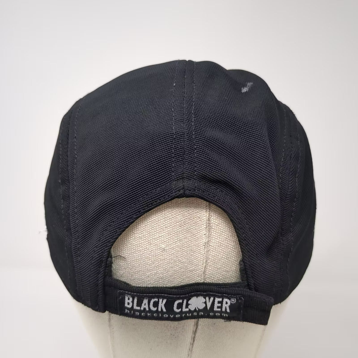 Black Clover 5 Panel Black Hat One Size Live Lucky Staker Parson Co Adjustable