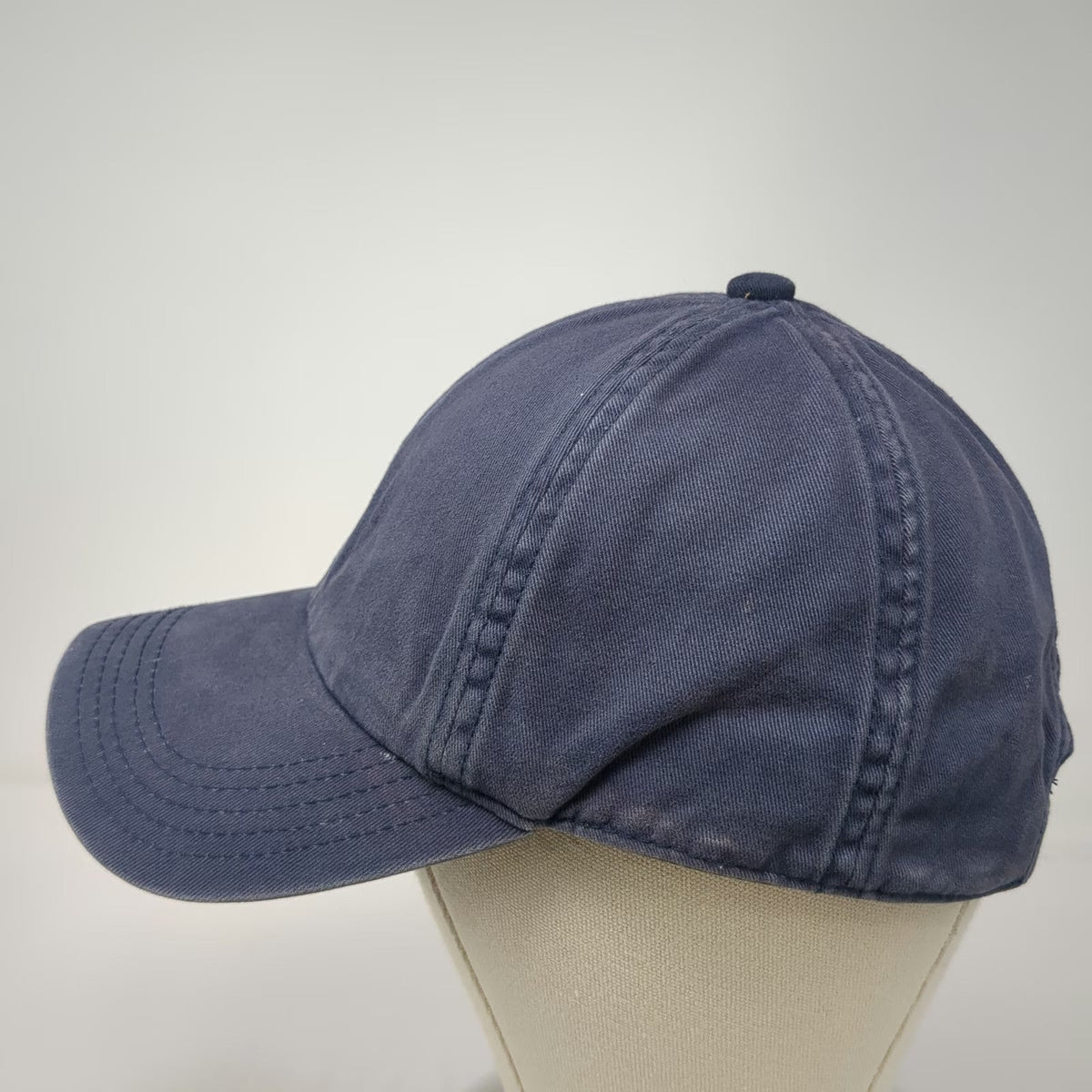 GAP Baseball Cap Blue One Size Slideback Blank Green Underbrim Adjustable Hat